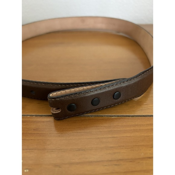 Other - Fullerton Genuine Brown Leather Belt Strap Size 32
